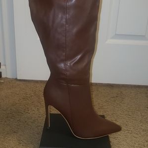 Chocolate Knee High Boots
